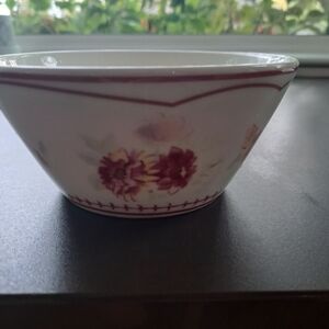 Waverly Garden Room Vintage Rose Cereal Soup Bowl Set Of 3